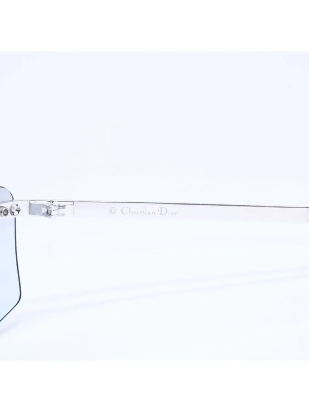 Dior Pop Rimless Sunglasses Gray Silver Eyewear